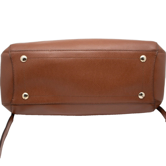 COACH F34607 Small Margot Carryall Satchel Brown Leather - Picture 4 of 8